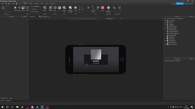 Как сделать что бы можно было ползать в Roblox Studio + кнопка на телефон смотреть онлайн