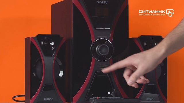 Обзор колонок Bluetooth GINZZU GM-427, 2.1 | Ситилинк смотреть онлайн