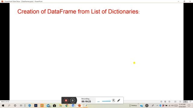 Dataframe in Python смотреть онлайн