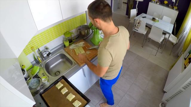 Сконы с цукатами и орехами - булочки к завтраку - легкий рецепт - by GoPro Hero4 смотреть онлайн