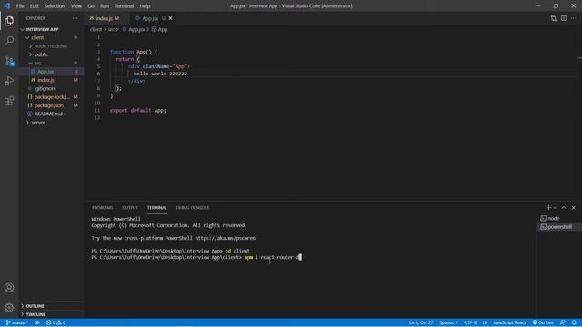 Setting Up Packages and React Router Dom | Video Calling WebApp For Coding Interview - 1 смотреть онлайн