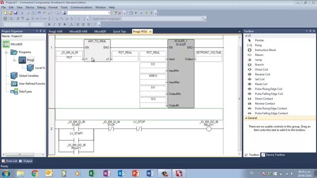 Comunicación PLC Allen Bradley Micro820 y LabVIEW Modbus OPC смотреть онлайн