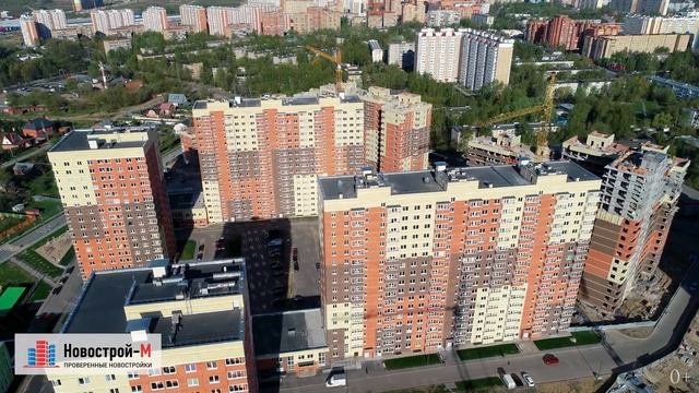 Обзор с воздуха ЖК «Столичный» от застройщика «Главстрой» (аэросъемка: май 2018 г.) смотреть онлайн