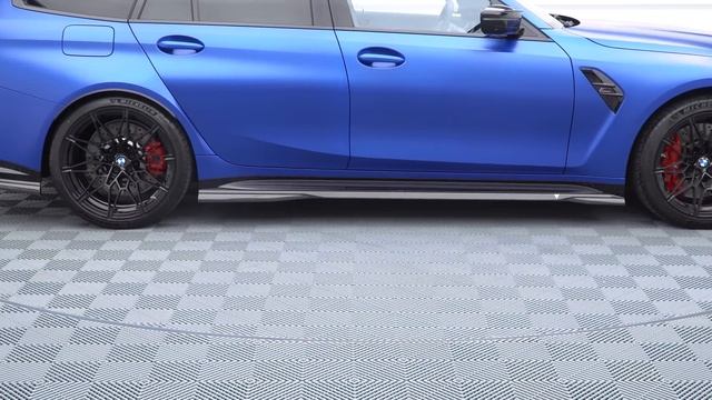 BMW M3 Touring G81 Competition Carbon Fiber Splitter Set By Maxton Design | #MaxtonCarbon