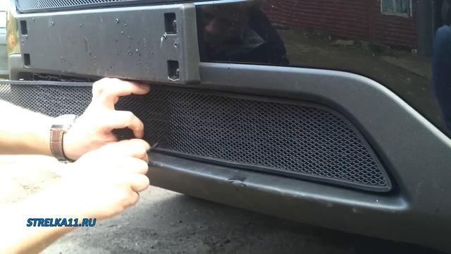 Защита радиатора KIA SORENTO (Черная) - Strelka11.ru