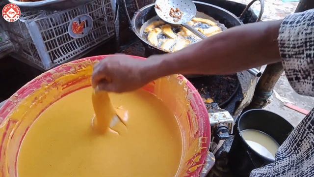 Amazing cooking skill Bengali village style real Crispy Beguni | Food Make смотреть онлайн