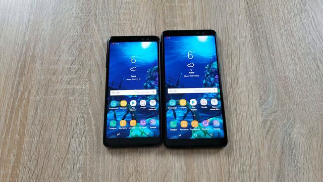 Samsung Galaxy A8 2018 VS Samsung Galaxy A8+ 2018 Обзор и Сравнение смотреть онлайн