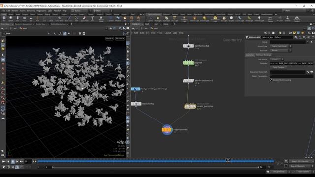 VFX Essentials - ROT Attribute - Houdini Tutorial смотреть онлайн