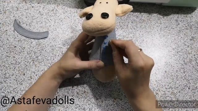 Как сшить рубашку для мягкой игрушки. Рубашка для Бычка. смотреть онлайн