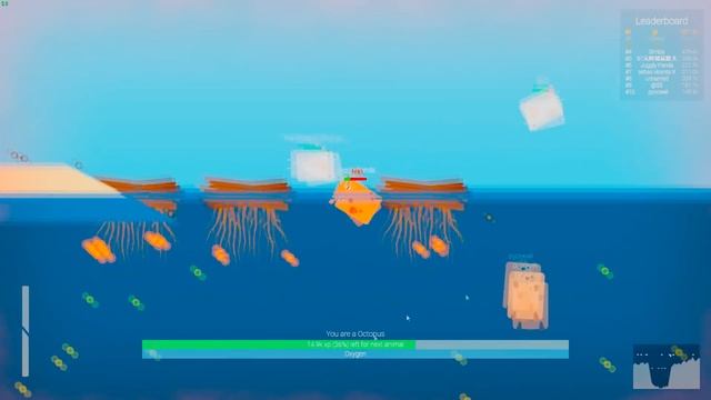 BECOMING A GIANT SQUID! Deeeep.io смотреть онлайн