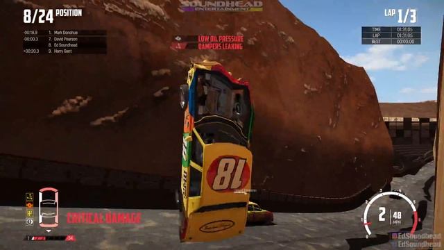 NASCAR CANYON RACING! | Wreckfest | NASCAR Legends Mod