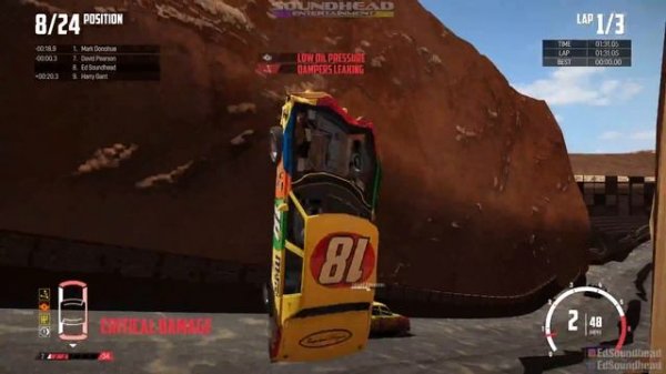 NASCAR CANYON RACING! | Wreckfest | NASCAR Legends Mod