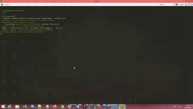 Install Laravel di laragon смотреть онлайн