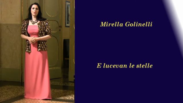 Mirella Golinelli - E Lucevan Le Stelle - Tosca - G.Puccini смотреть онлайн