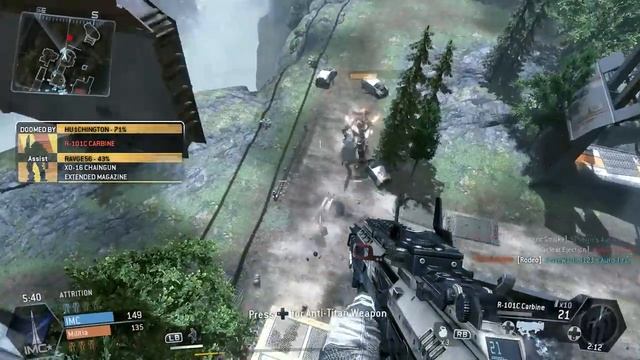 Titanfall MSI 750ti 2gb Gameplay смотреть онлайн