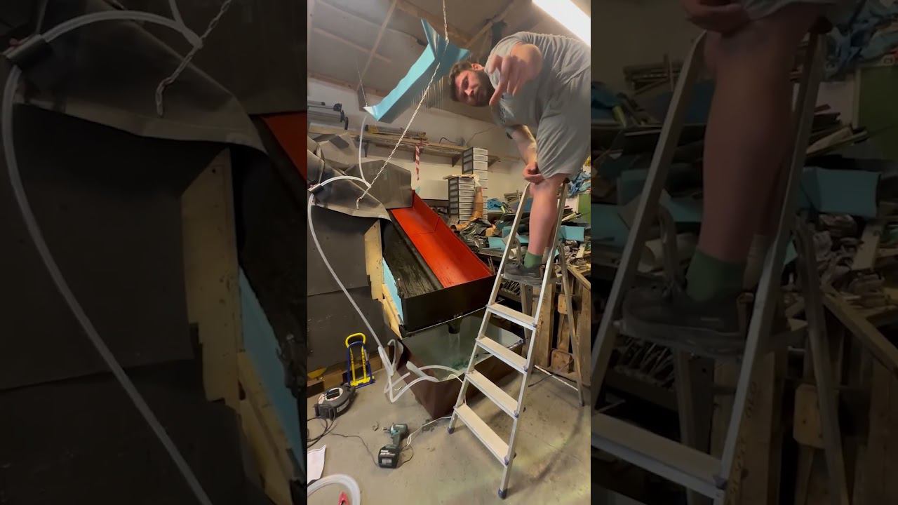 Тест фальца и кляммера 1 #фальцеваякровля #diy #roof смотреть онлайн