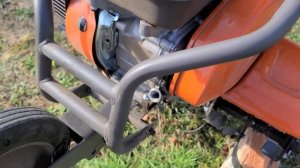 Замена масла в культиваторе Husqvarna TF230