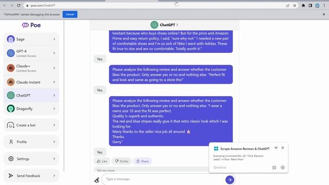 Review Sentiment Analysis using chatGPT and RPA смотреть онлайн
