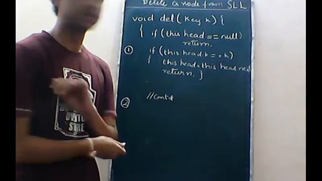 Delete a node from Linked List in java смотреть онлайн