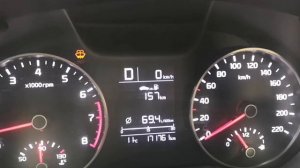 Расход Kia Rio 2019 г.в.