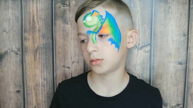 Обучающий урок по аквагриму «Дракон» от Ольги Горбачевой в рамках марафона MAG смотреть онлайн