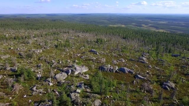 Vottovaara Mountain / Гора Воттоваара с квадрокоптера