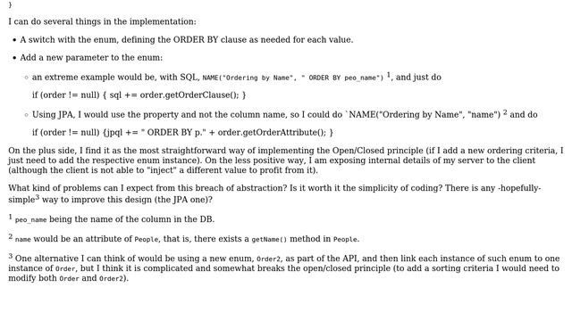 Software Engineering: Open closed principle vs abstraction leaking (Java enums) смотреть онлайн