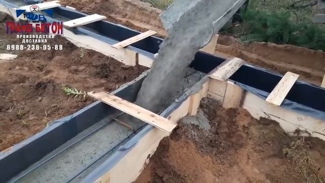 Производство и доставка бетона всех марок в Сочи (07 залив фундамента) смотреть онлайн
