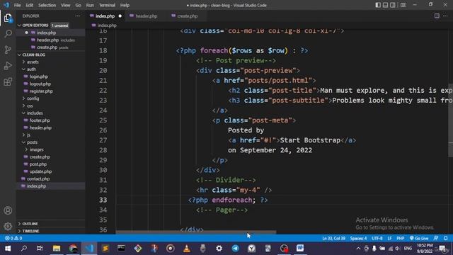 Build Complete 2023 CMS Blog in PHP MySQL Bootstrap & PDO - Showing the Posts in the Index Page смотреть онлайн