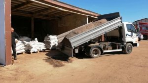 Гранитный отсев. Мини-самосвал 5тонн