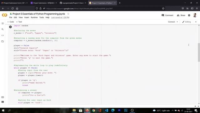 VIP Project 5 : Essentials of Python Programming | Data Science Internship at AINEAI смотреть онлайн