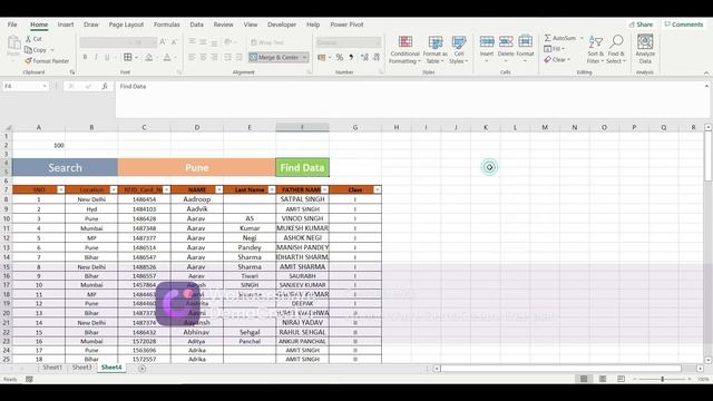 How to Create Auto Filter Search in Excel #SumDax #Automatically #Excel смотреть онлайн