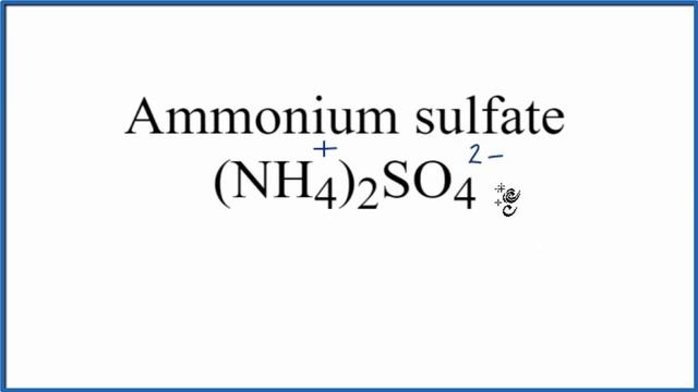 Is (NH4)2SO4 (Ammonium Sulfate) Ionic Or Covalent?