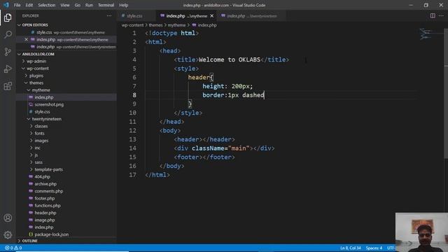 WordPress Theme Development Header Footer Explainination #4 смотреть онлайн