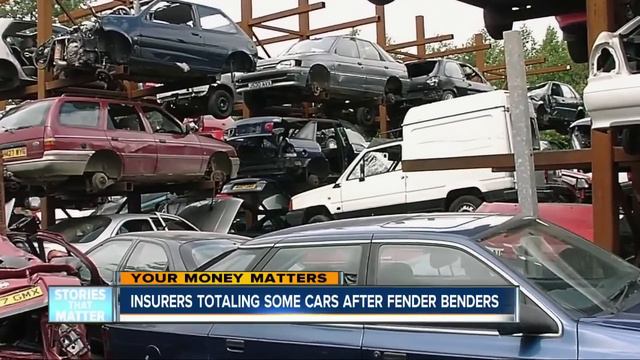 Insurers totaling cars after fender benders смотреть онлайн