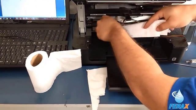 Como limpar cabeçote de impressão Epson L3150 - como limpar bico e cabeça de impressão epson l3150. смотреть онлайн
