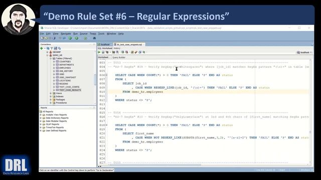 Oracle Data Validation Examples: Regular Expressions смотреть онлайн