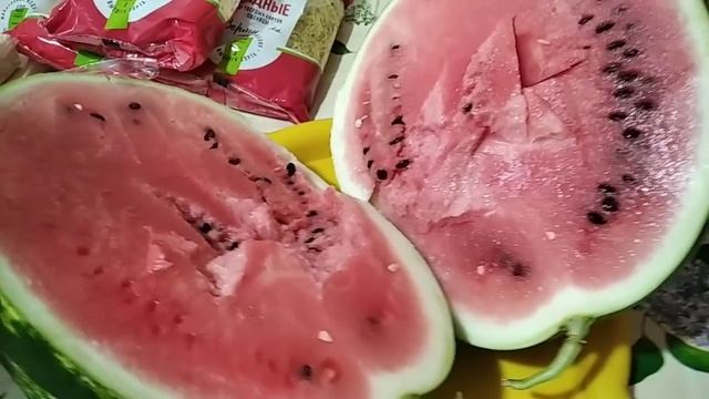 Приехал папа.Арбузный день.Продукты из Пятерочки. смотреть онлайн