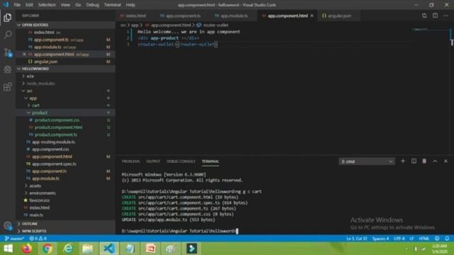 11.Create Angular Component Using angular CLI смотреть онлайн