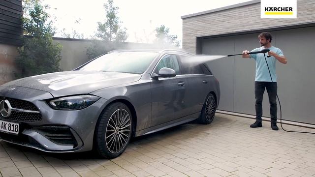 Аппарат высокого давления K 2 отлично удаляет загрязнения с автомобиля и садовой мебели смотреть онлайн