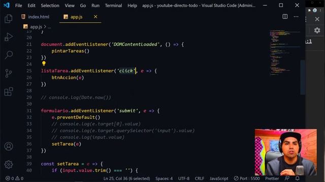 ToDo List - Vanilla JavaScript смотреть онлайн
