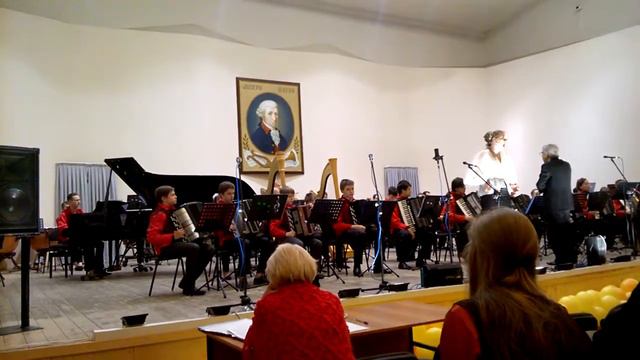 "Да здравствует оркестр!"2017 . Баяны - аккордеоны . Репка М. Н.Каччини "Аве,Мария!" смотреть онлайн