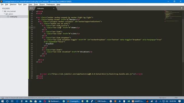 How to Create Content Management system(CMS) in PHP-Blog Website-Part-01 смотреть онлайн