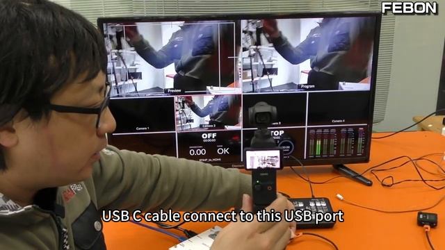 DJI Pocket 3 Be HDMI Output With Atem Mini Pro  Uvc-hdmi Dual Mode Adapter #djipocket3 #uvc #atem