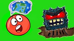 Игра КРАСНЫЙ ШАР против монстров # 1 Мультик ИГРА Red Ball