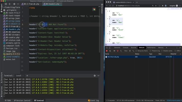 PHP'de Cevaplar - #1: Üretilen verilerin istek yapan yere gönderilmesi смотреть онлайн