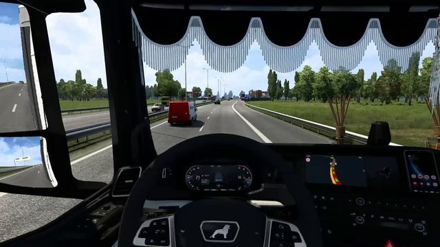 ETS2 1.47 | MAN TG3 18.470 | Yukhnov (RUS) - Smolensk (RUS) смотреть онлайн