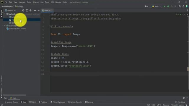 How to rotate images using pillow in python #python смотреть онлайн