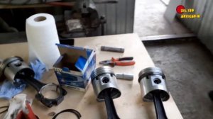 Зил 130 №7 (Сборка двигателя)