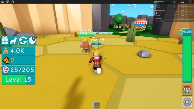 ПРОКАЧАЙ СВОЁ ОРУЖИЕ! НОВЫЙ СИМУЛЯТОР ВОИНА! ROBLOX смотреть онлайн
